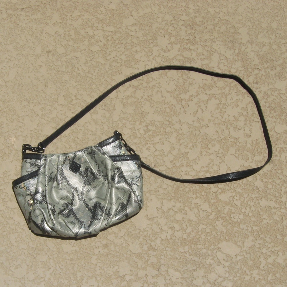 Vera Wang Snakeskin Shoulder Bag